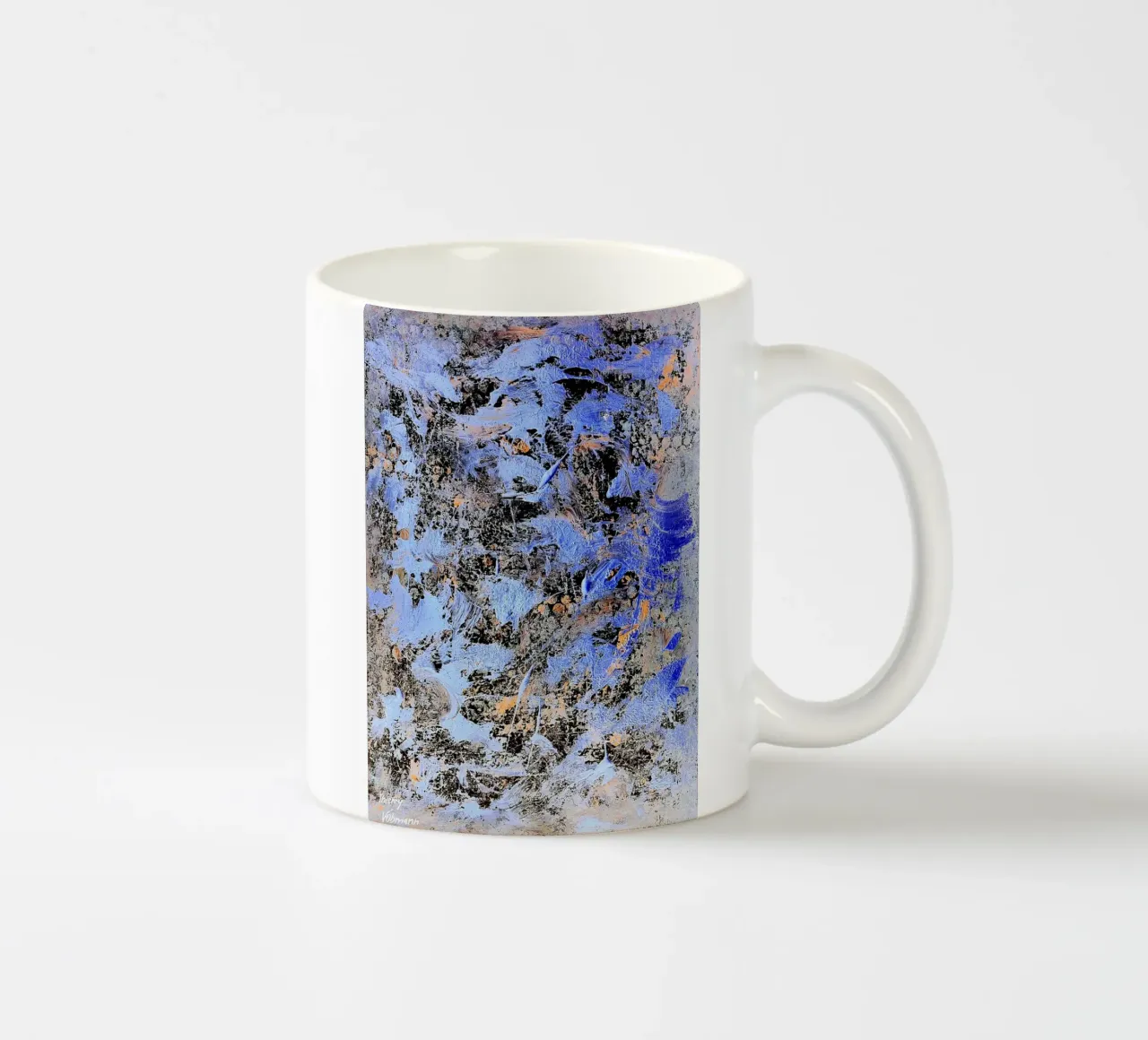 IDEAL GIFT 91 invers. tazza in ceramica da Thierry Vobmann Abstract painting