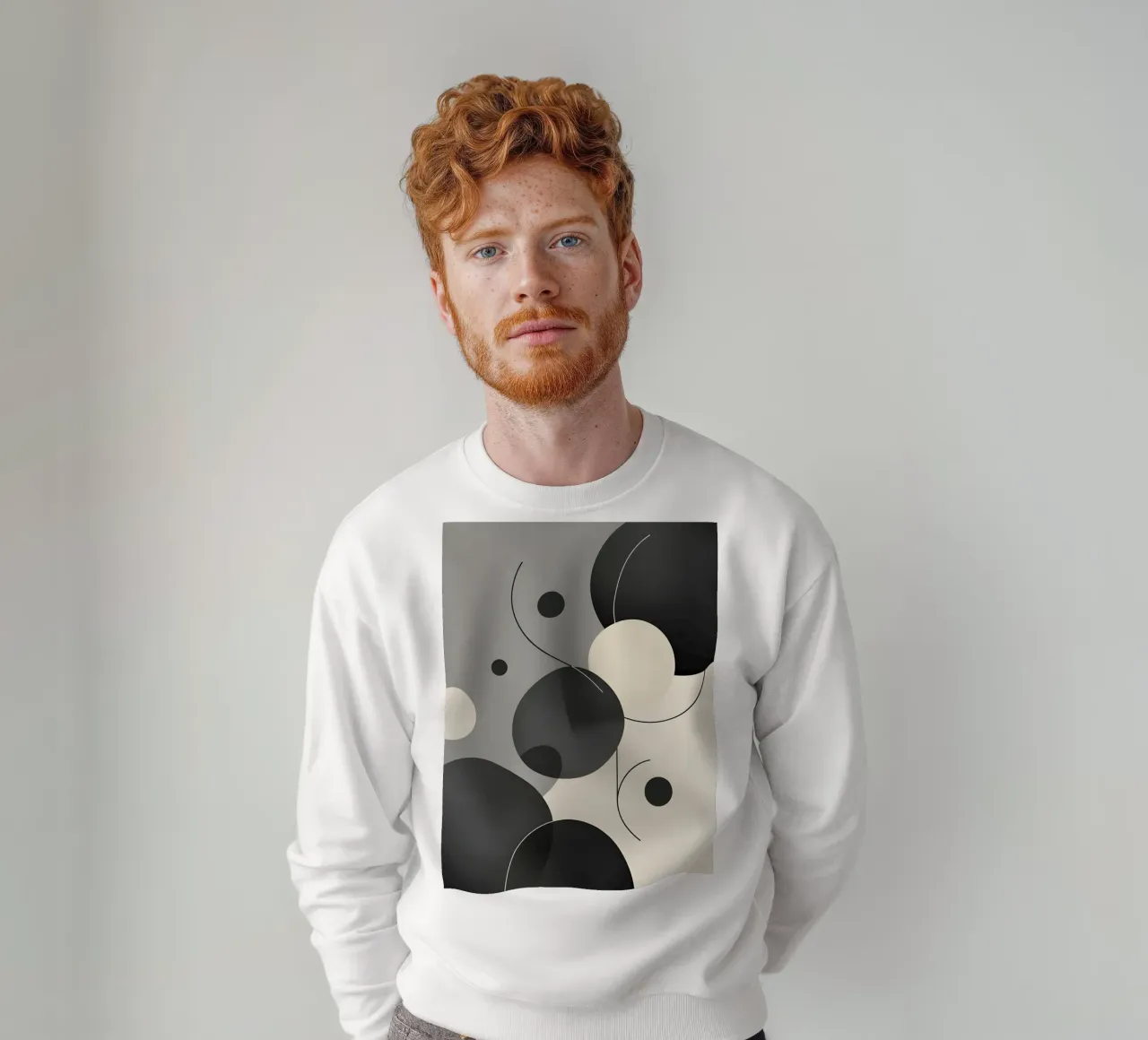 Composizione geometrica astratta felpa da LIFESTYLE OBJECTS