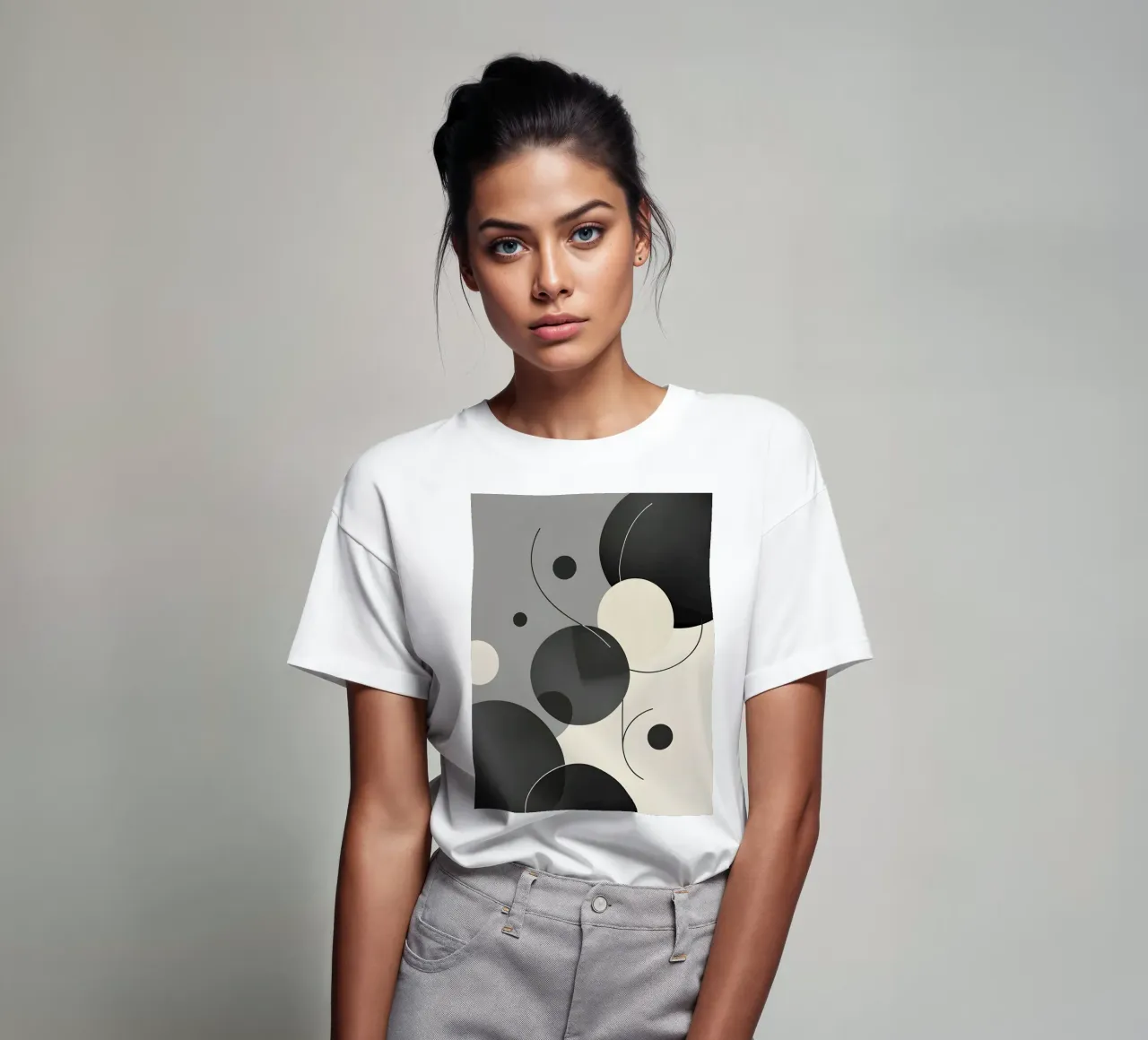 Composición geométrica abstracta camiseta de LIFESTYLE OBJECTS