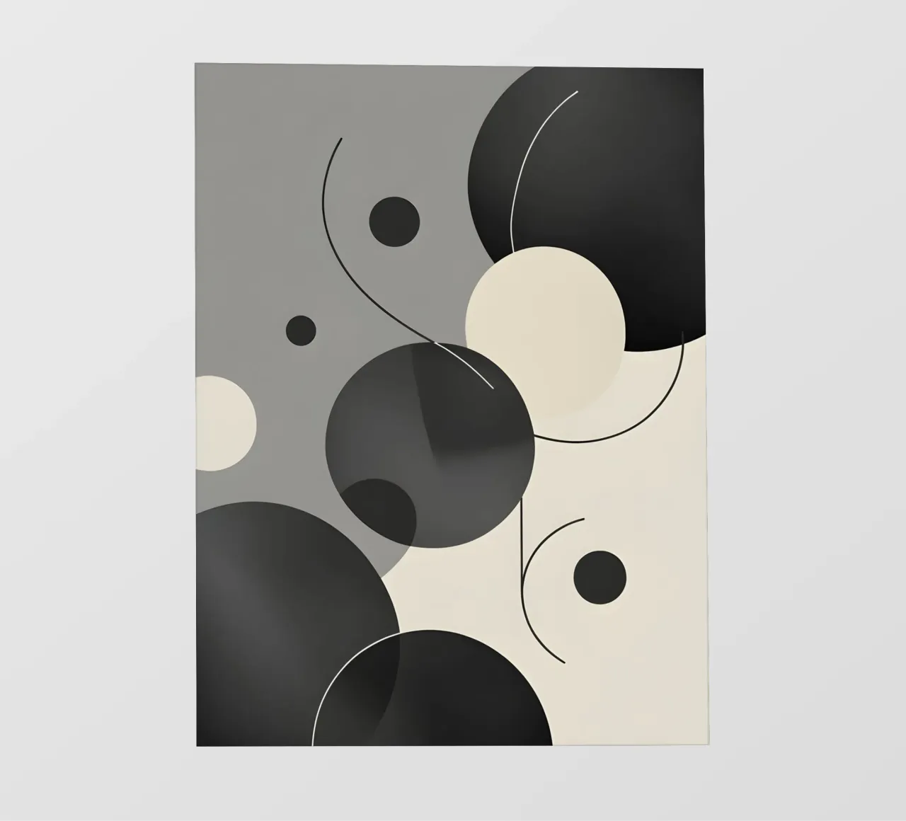Composizione geometrica astratta telo in pvc da LIFESTYLE OBJECTS