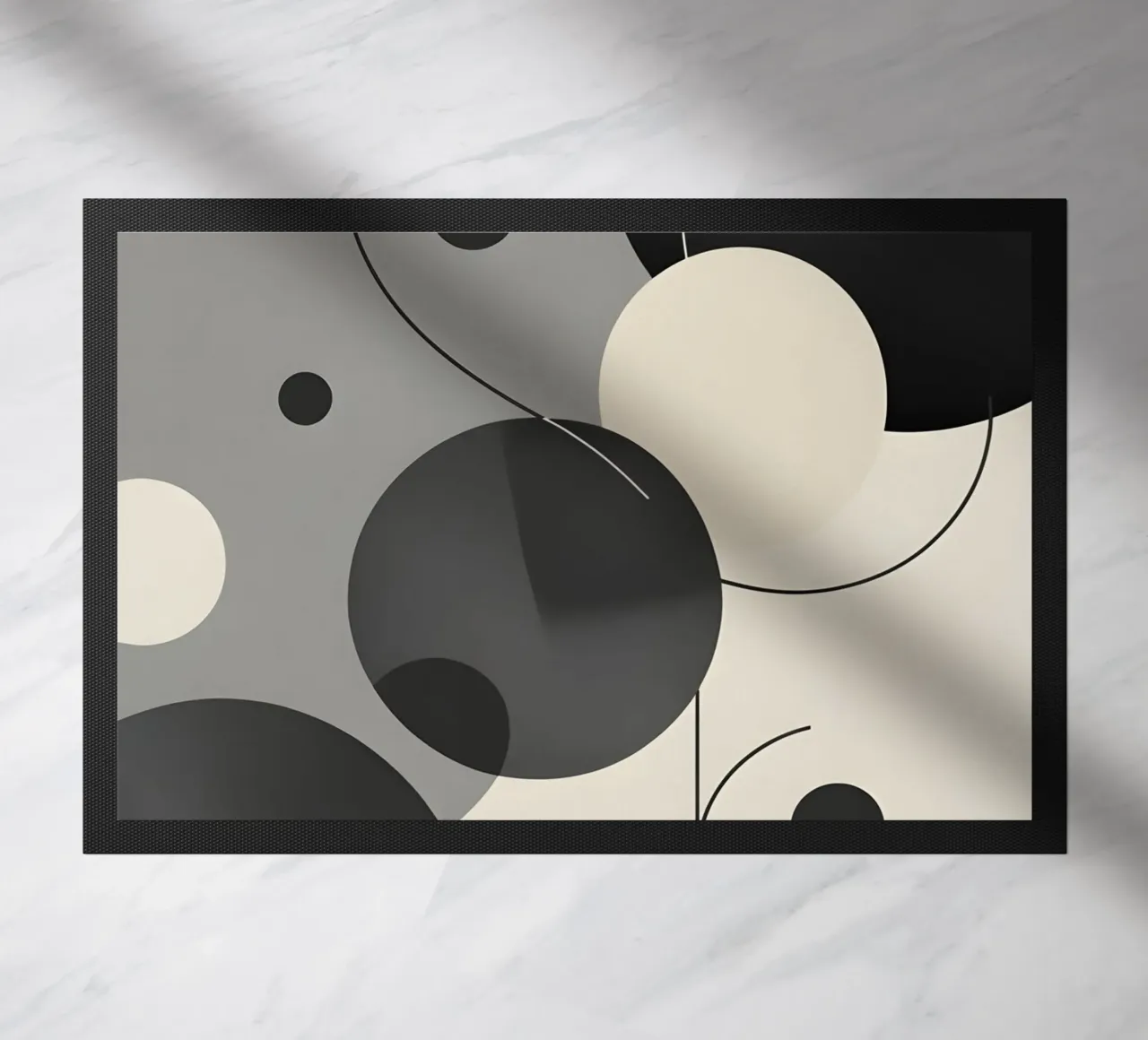 Composizione geometrica astratta zerbino da LIFESTYLE OBJECTS
