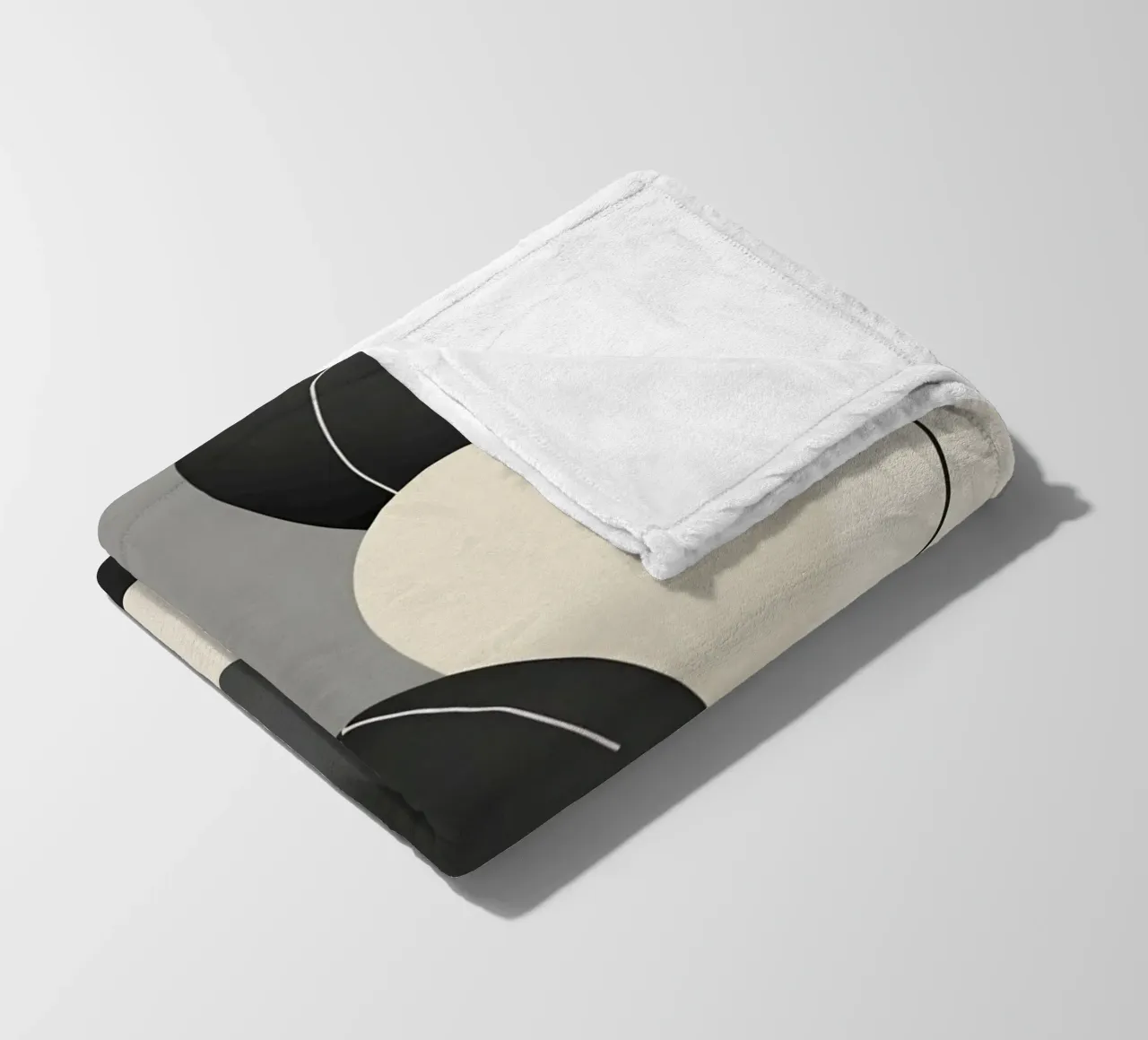 Composizione geometrica astratta coperta in pile da LIFESTYLE OBJECTS