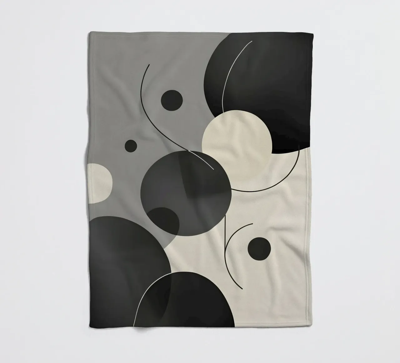 Composizione geometrica astratta coperta in pile da LIFESTYLE OBJECTS