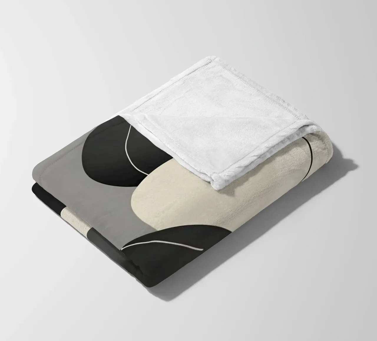 Composizione geometrica astratta coperta in pile da LIFESTYLE OBJECTS