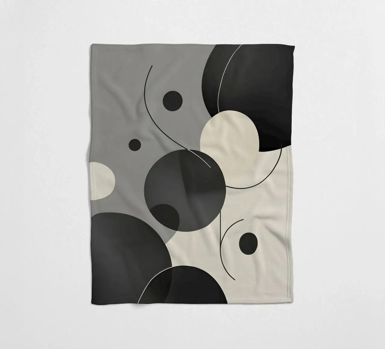 Composizione geometrica astratta coperta in pile da LIFESTYLE OBJECTS