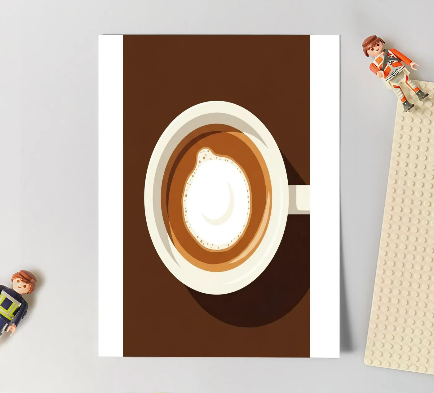 espresso macchiato sticker sheet by LIFESTYLE OBJECTS