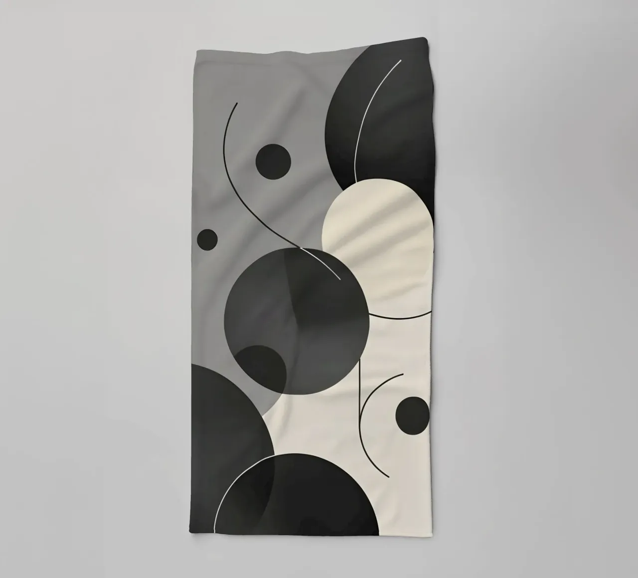 Abstrakte geometrische Komposition Handtuch von LIFESTYLE OBJECTS