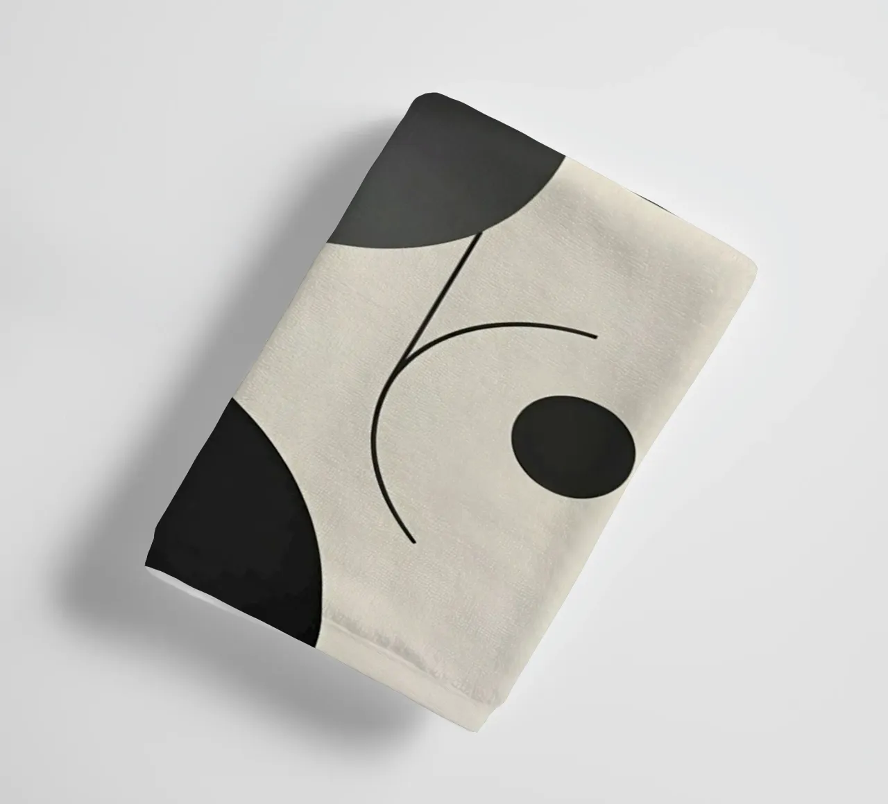 Abstrakte geometrische Komposition Handtuch von LIFESTYLE OBJECTS