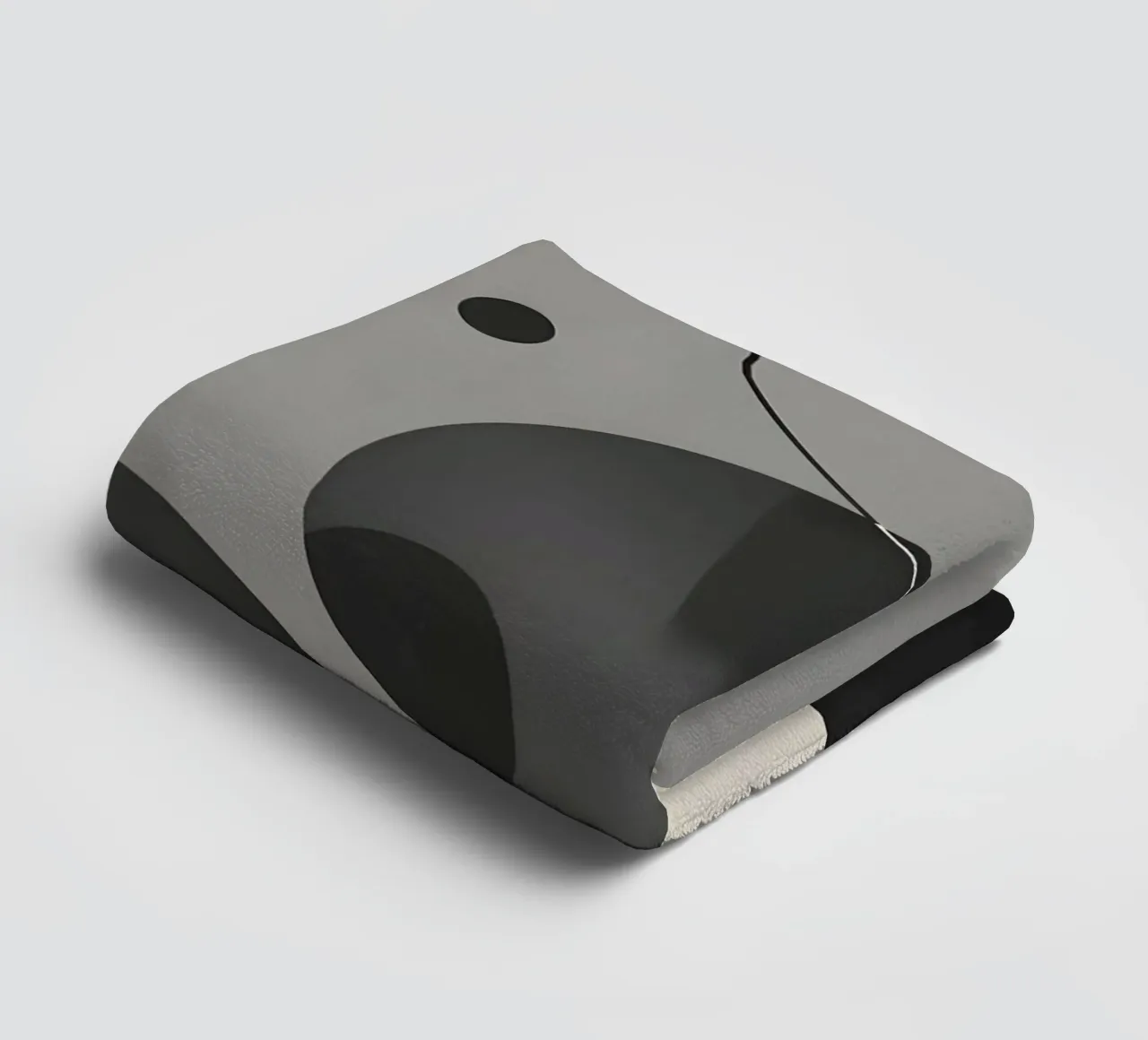 Abstrakte geometrische Komposition Handtuch von LIFESTYLE OBJECTS