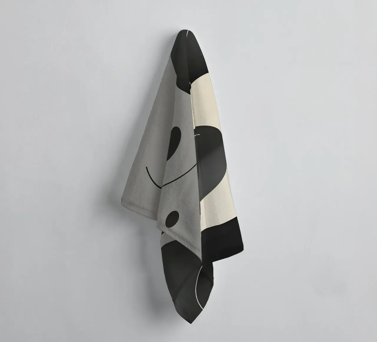 Abstrakte geometrische Komposition Handtuch von LIFESTYLE OBJECTS