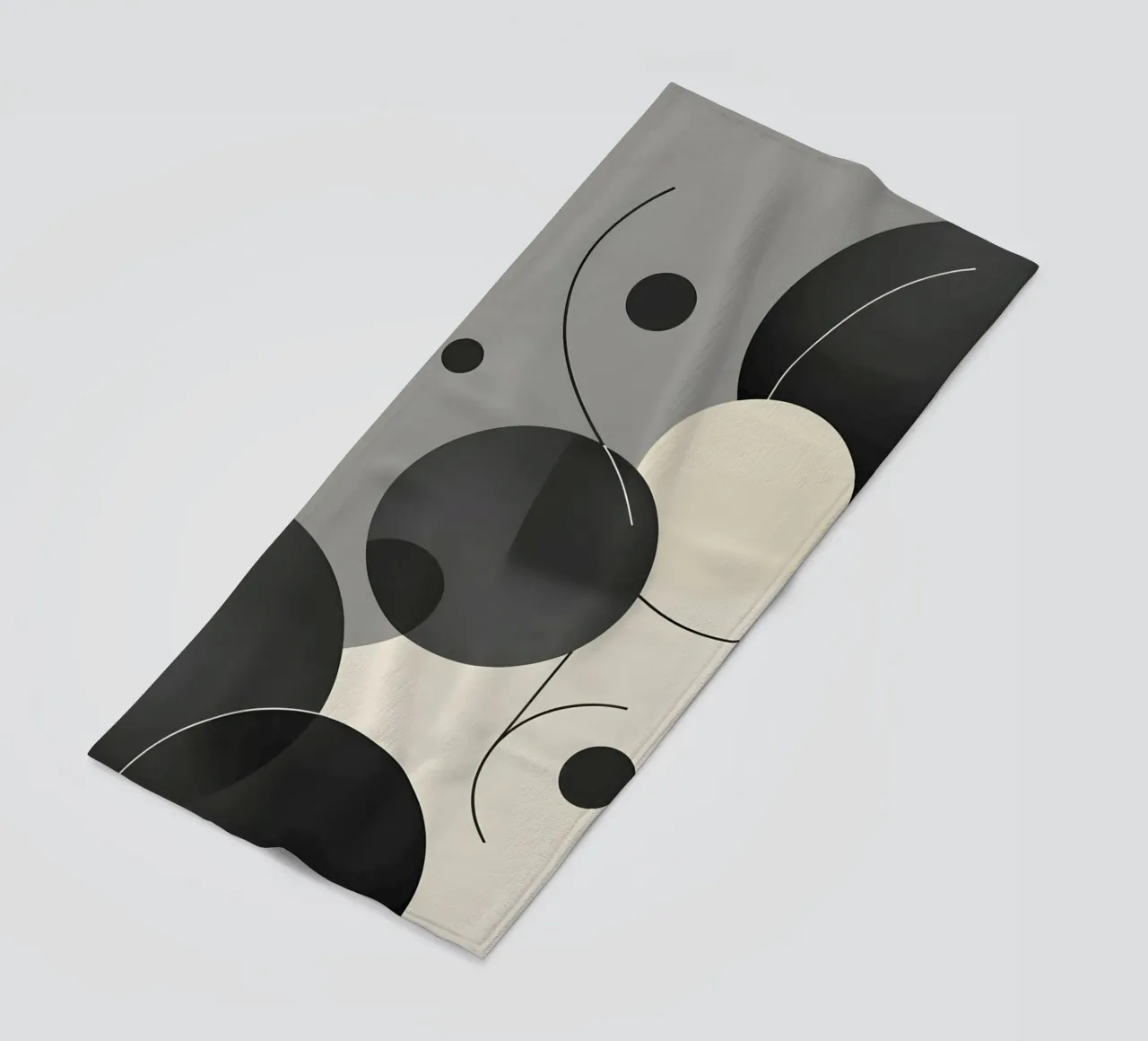 Composizione geometrica astratta telo mare da LIFESTYLE OBJECTS