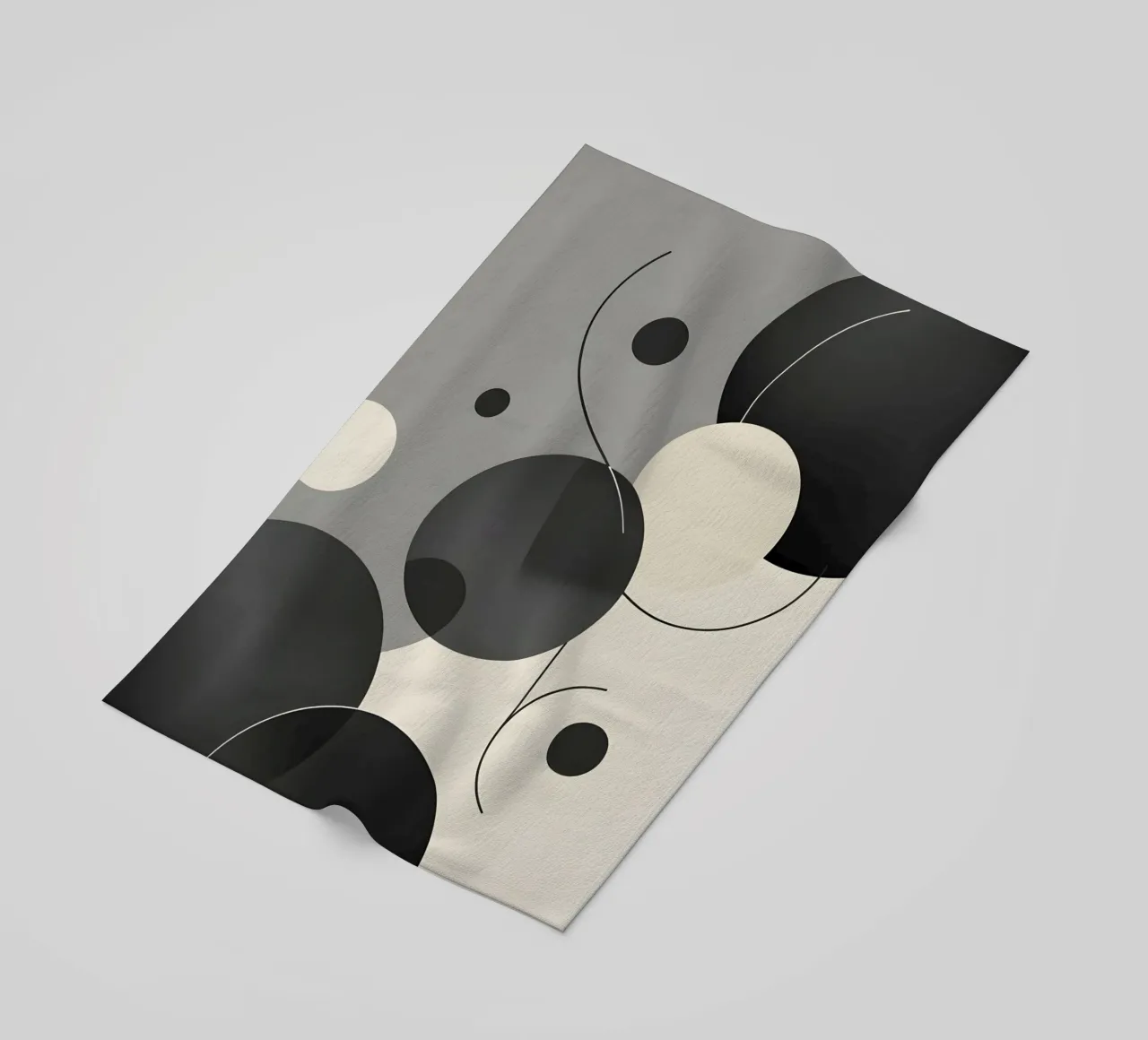 Composizione geometrica astratta telo mare da LIFESTYLE OBJECTS