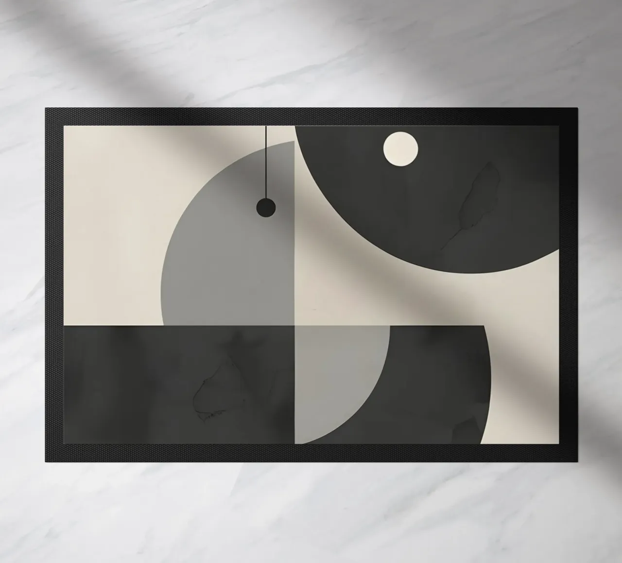 Composizione geometrica astratta zerbino da LIFESTYLE OBJECTS