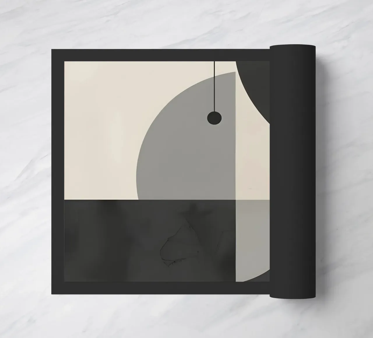 Composizione geometrica astratta zerbino da LIFESTYLE OBJECTS
