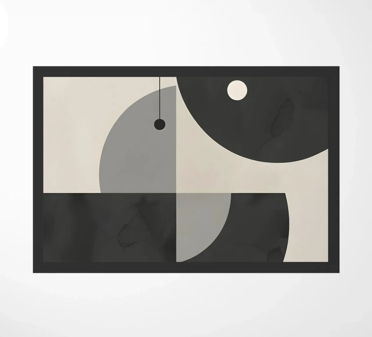 Composizione geometrica astratta zerbino da LIFESTYLE OBJECTS
