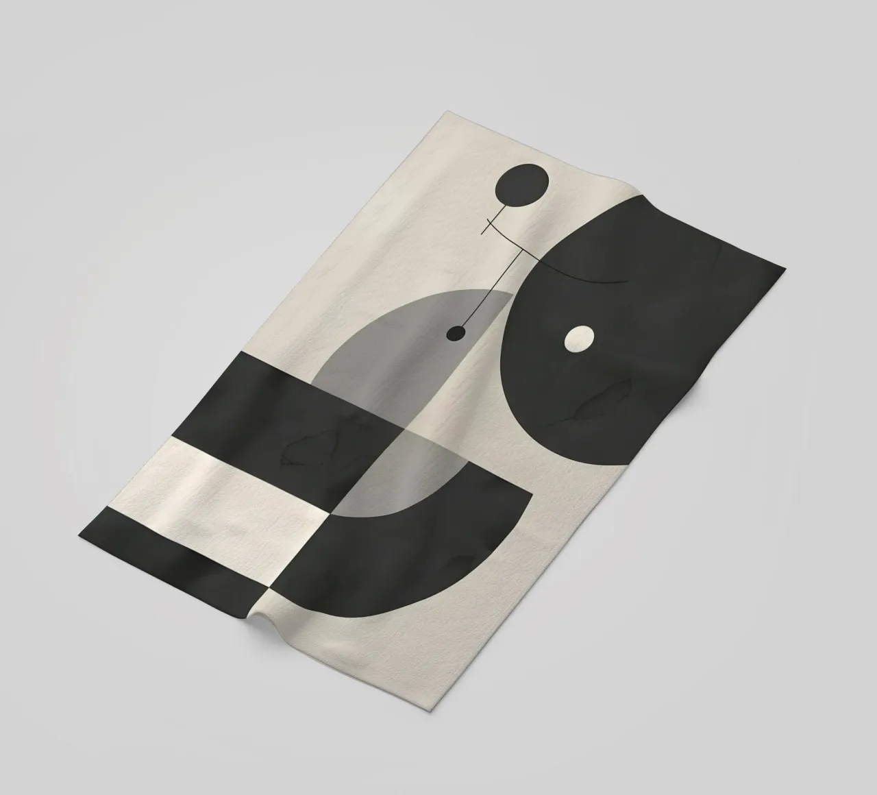 Composizione geometrica astratta telo mare da LIFESTYLE OBJECTS