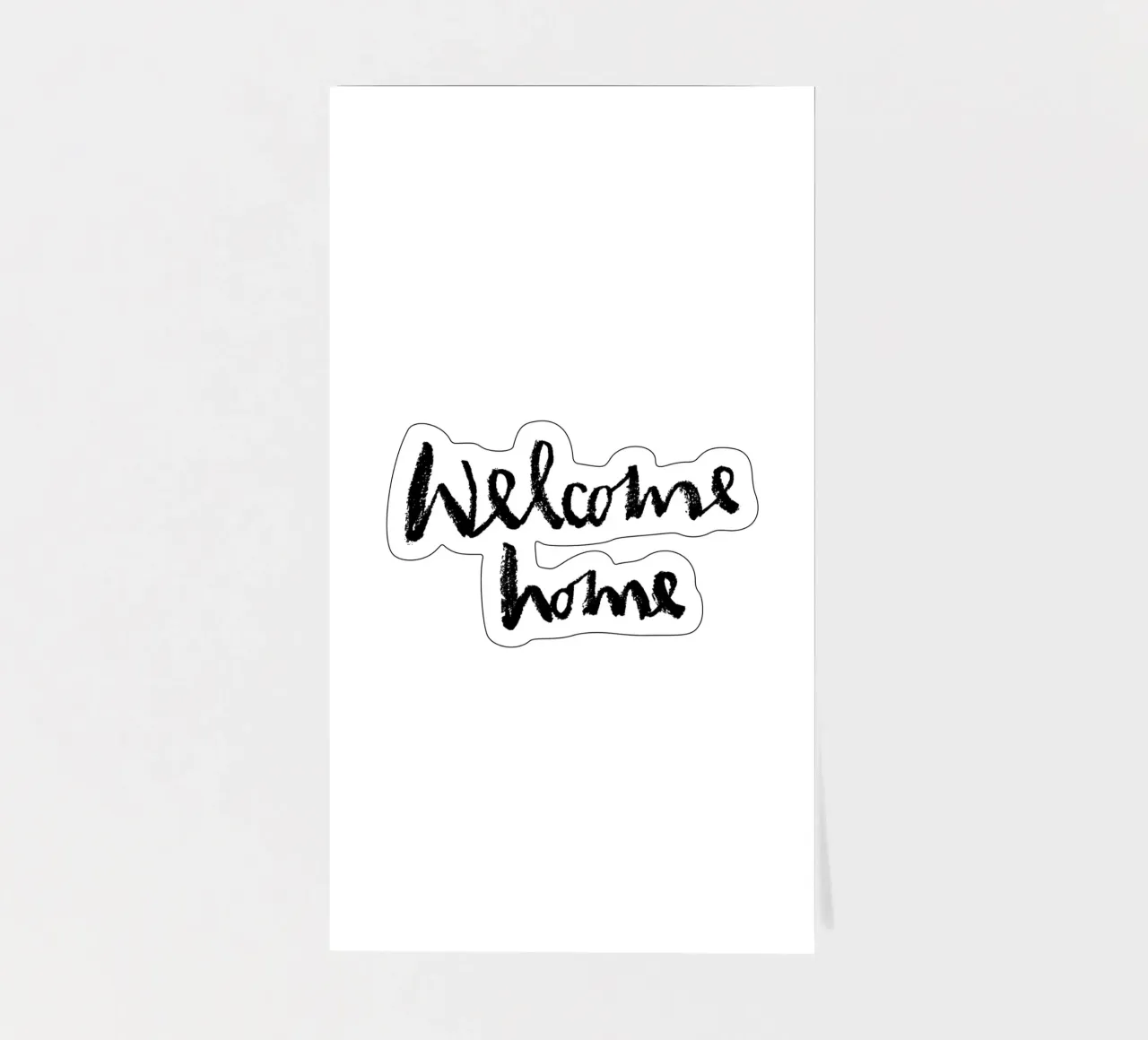Welcome home sticker sheet by Brushmeetspaper