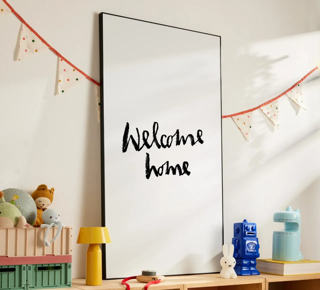 Welcome home alluminio dibond da Brushmeetspaper
