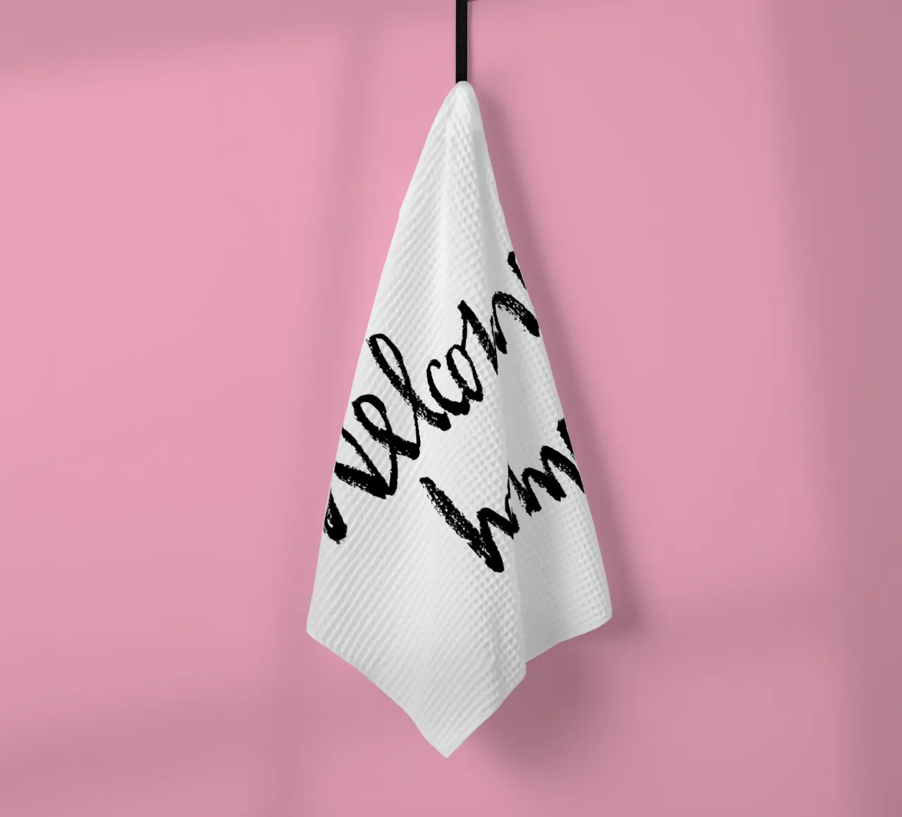 Welcome home canovaccio da cucina da Brushmeetspaper