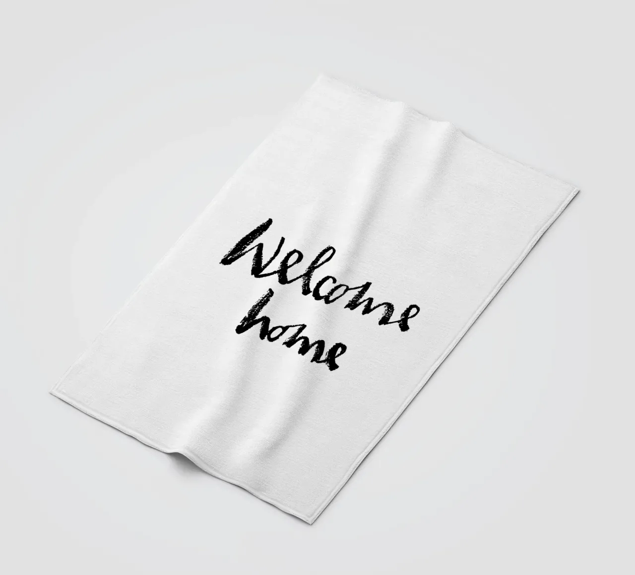 Welcome home coperta in pile da Brushmeetspaper