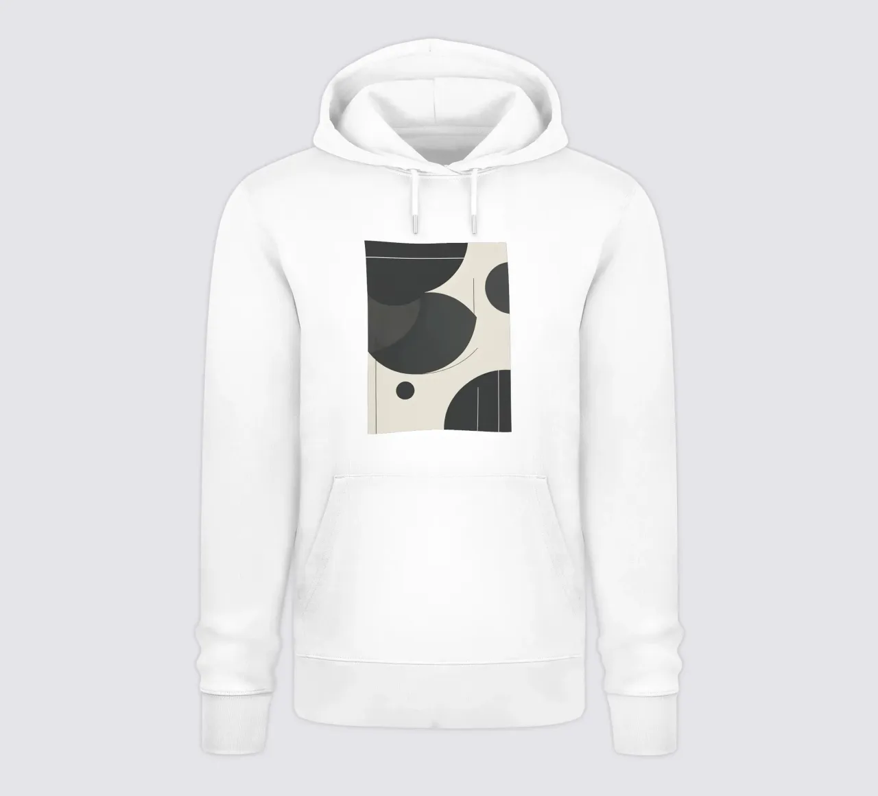 Composizione geometrica astratta felpa con cappuccio da LIFESTYLE OBJECTS