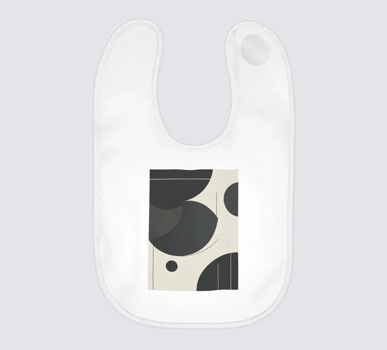 Composizione geometrica astratta bavaglino da LIFESTYLE OBJECTS
