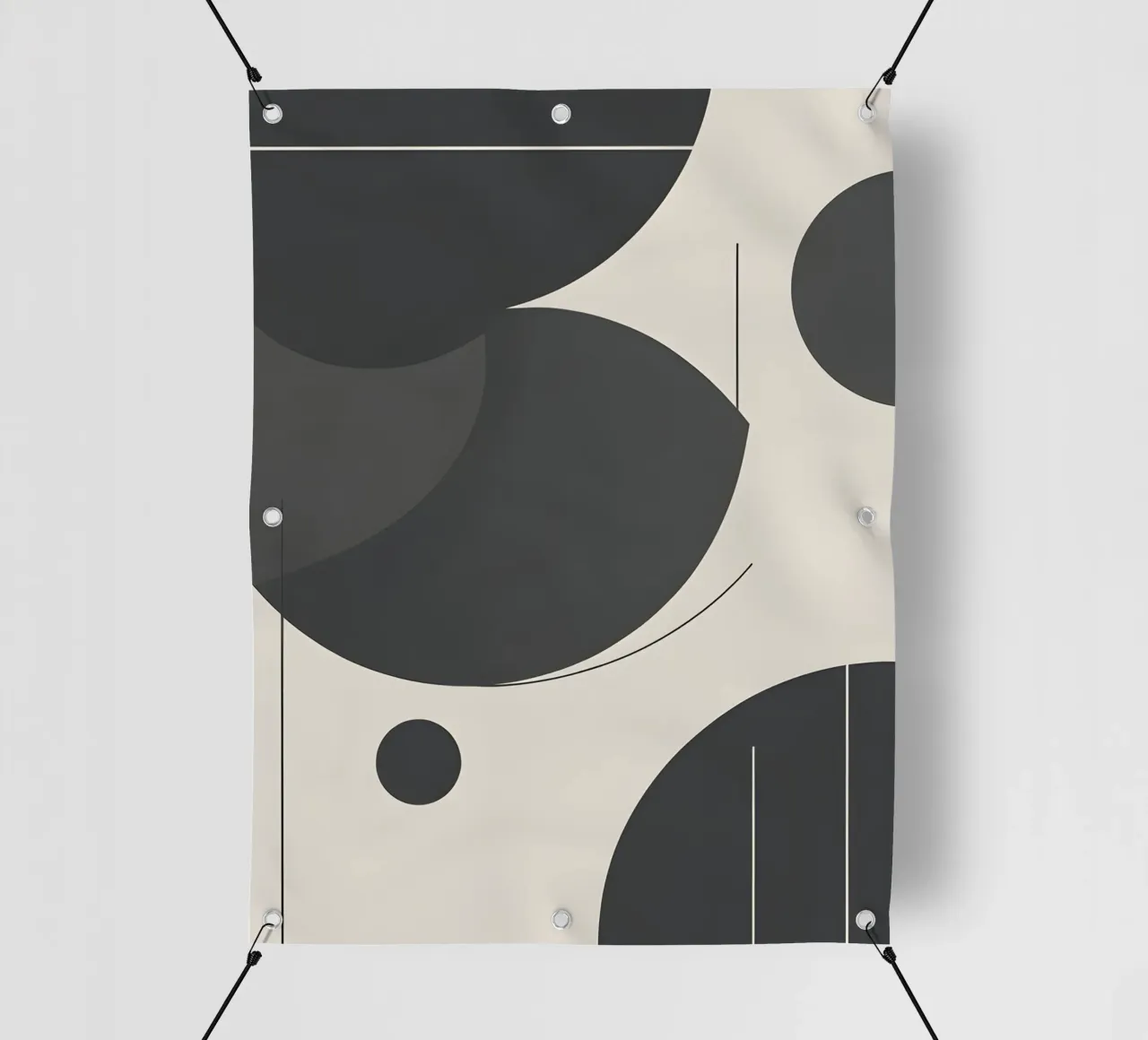 Composizione geometrica astratta telo in pvc da LIFESTYLE OBJECTS
