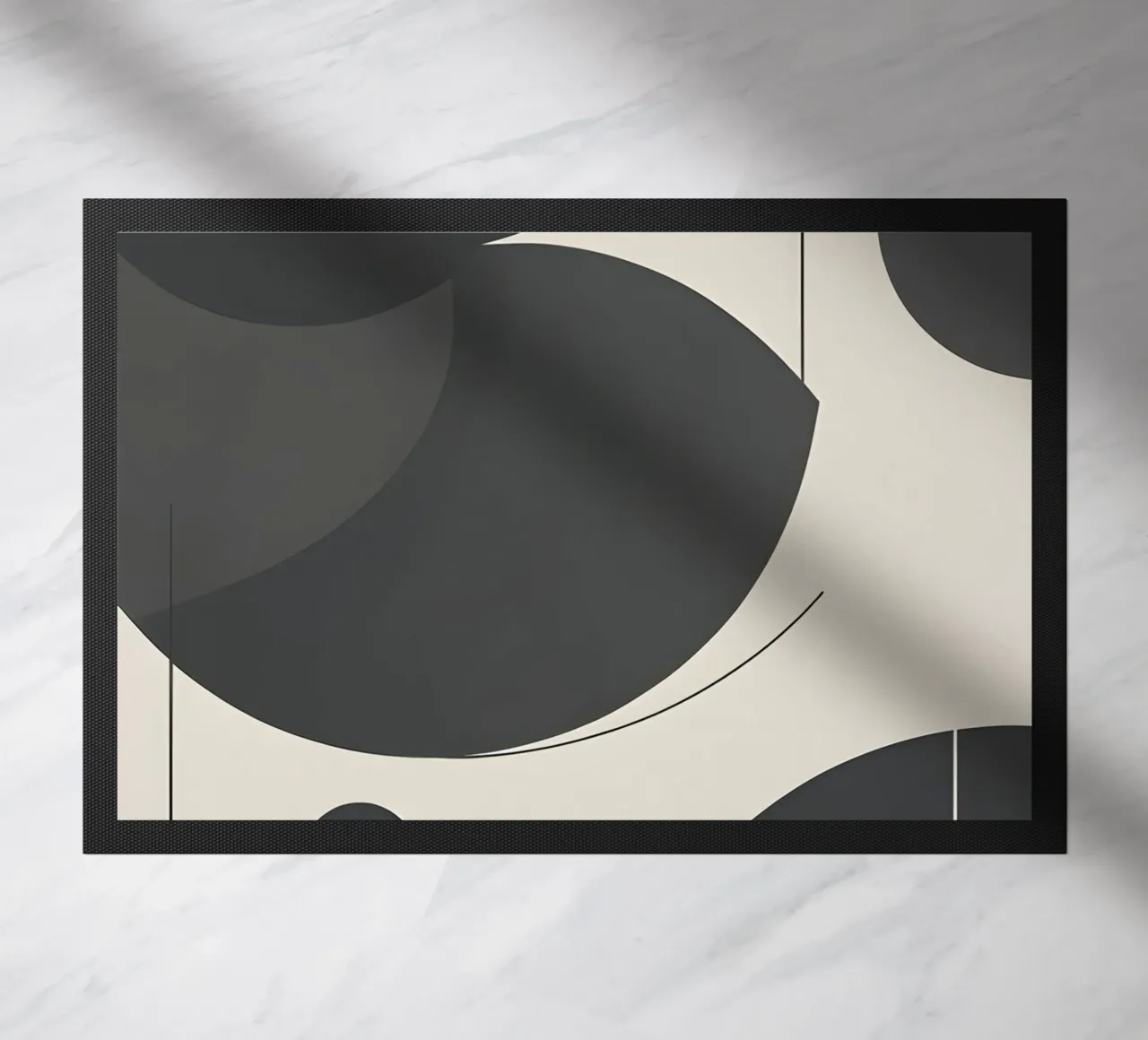 Composizione geometrica astratta zerbino da LIFESTYLE OBJECTS