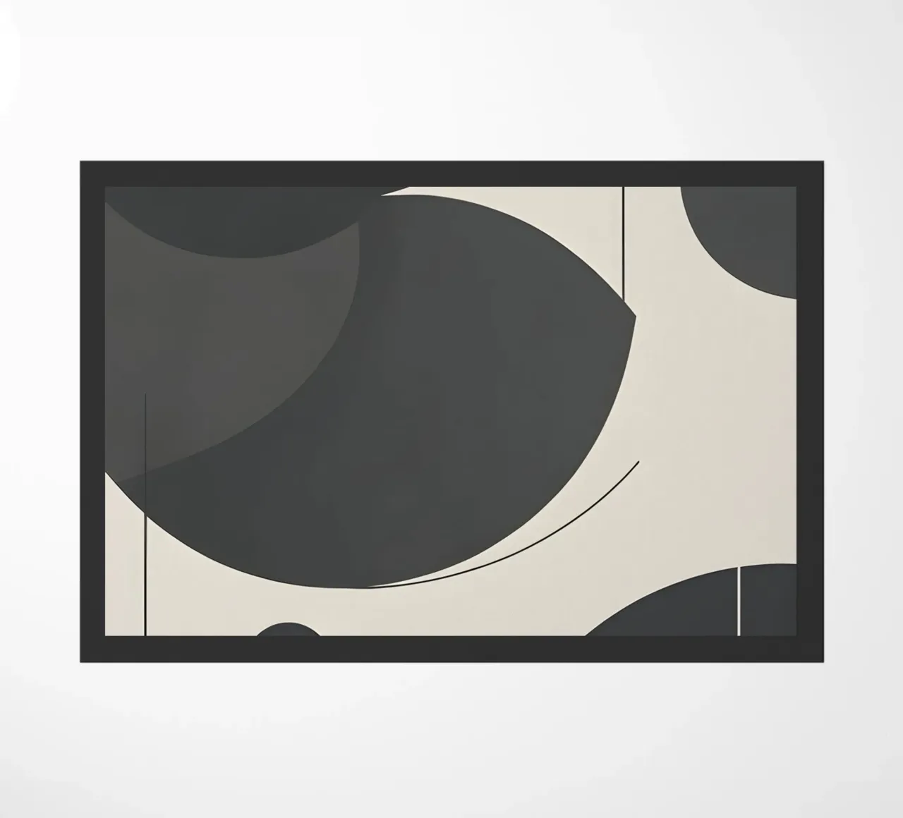 Composizione geometrica astratta zerbino da LIFESTYLE OBJECTS