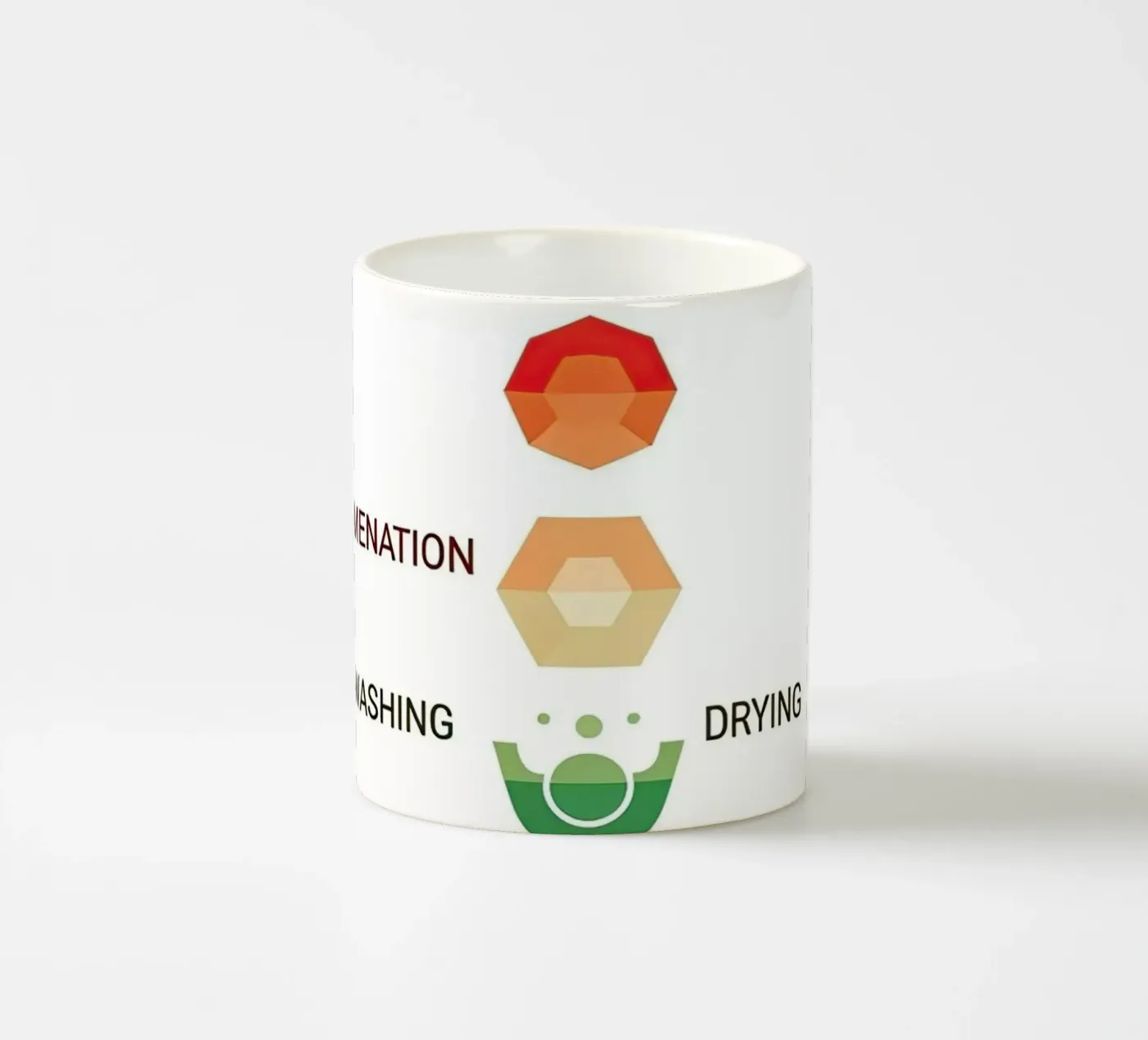 fasi di lavorazione del caffè tazza in ceramica da LIFESTYLE OBJECTS