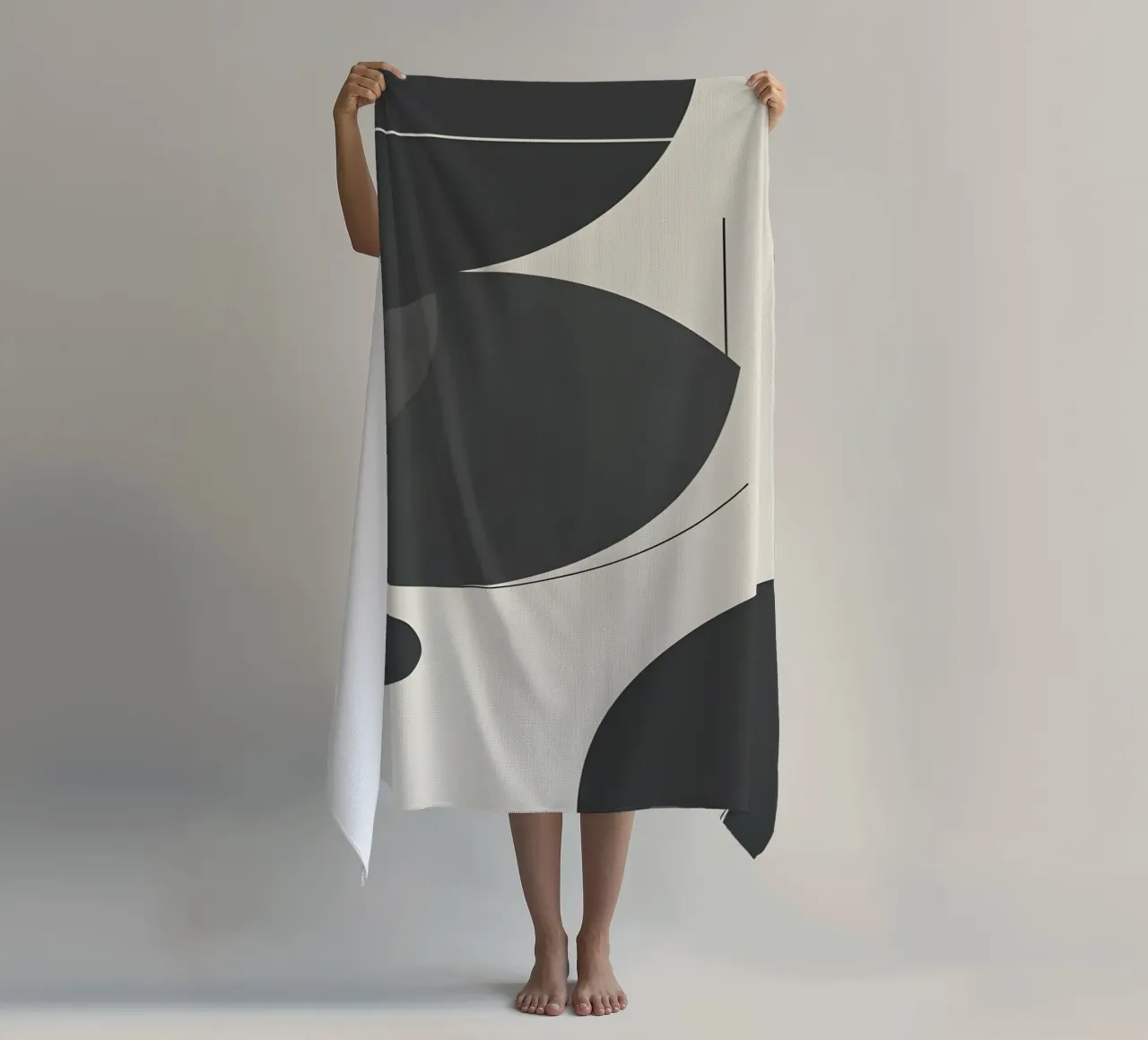 Composizione geometrica astratta telo mare da LIFESTYLE OBJECTS