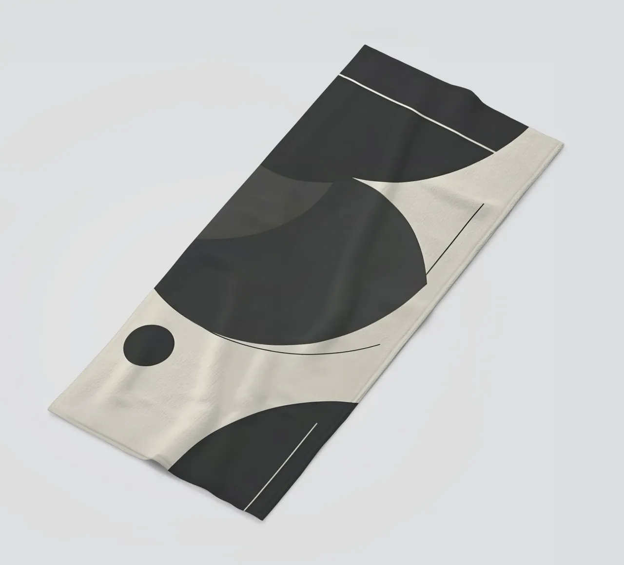 Composizione geometrica astratta telo mare da LIFESTYLE OBJECTS
