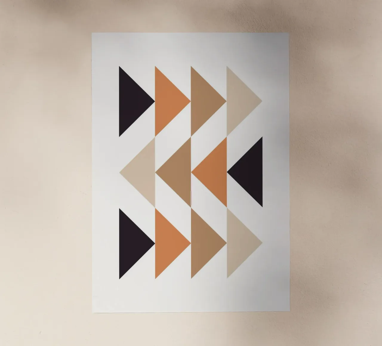 Abstract Triangles pellicola backlit da PinkCandyWalls