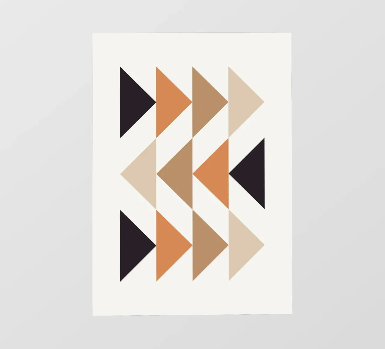 Abstract Triangles pellicola backlit da PinkCandyWalls