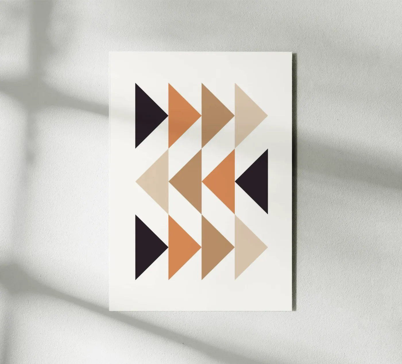 Abstract Triangles alluminio dibond da PinkCandyWalls