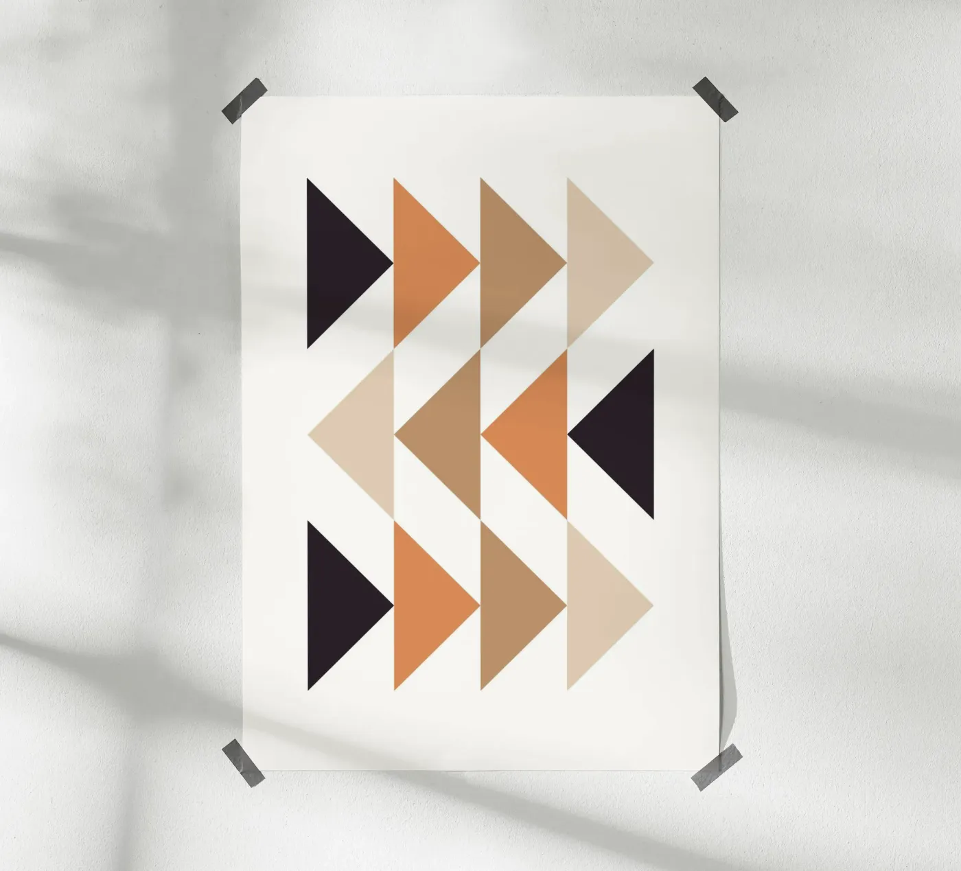 Abstract Triangles poster de PinkCandyWalls