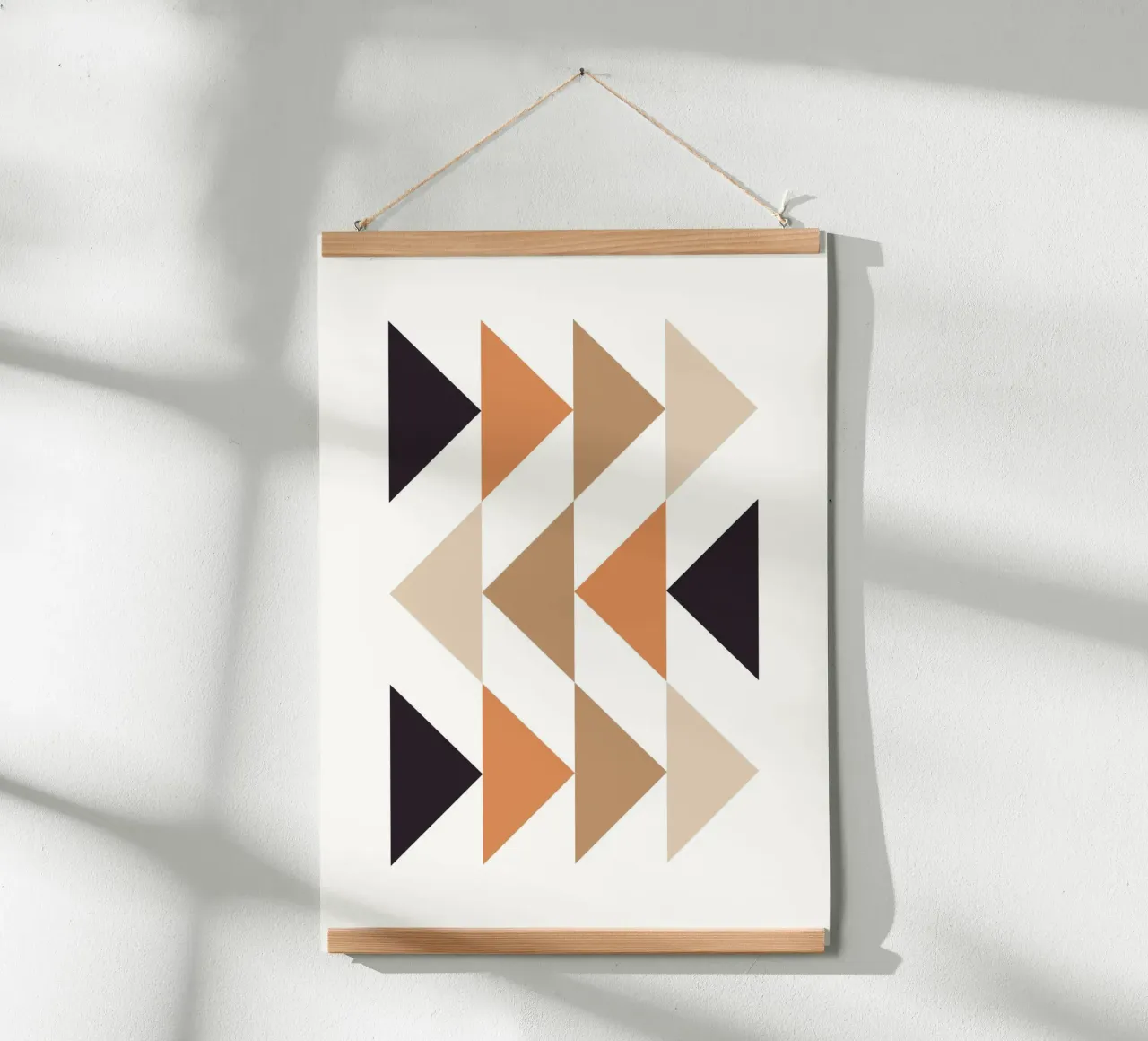 Abstract Triangles carta hahnemühle da PinkCandyWalls