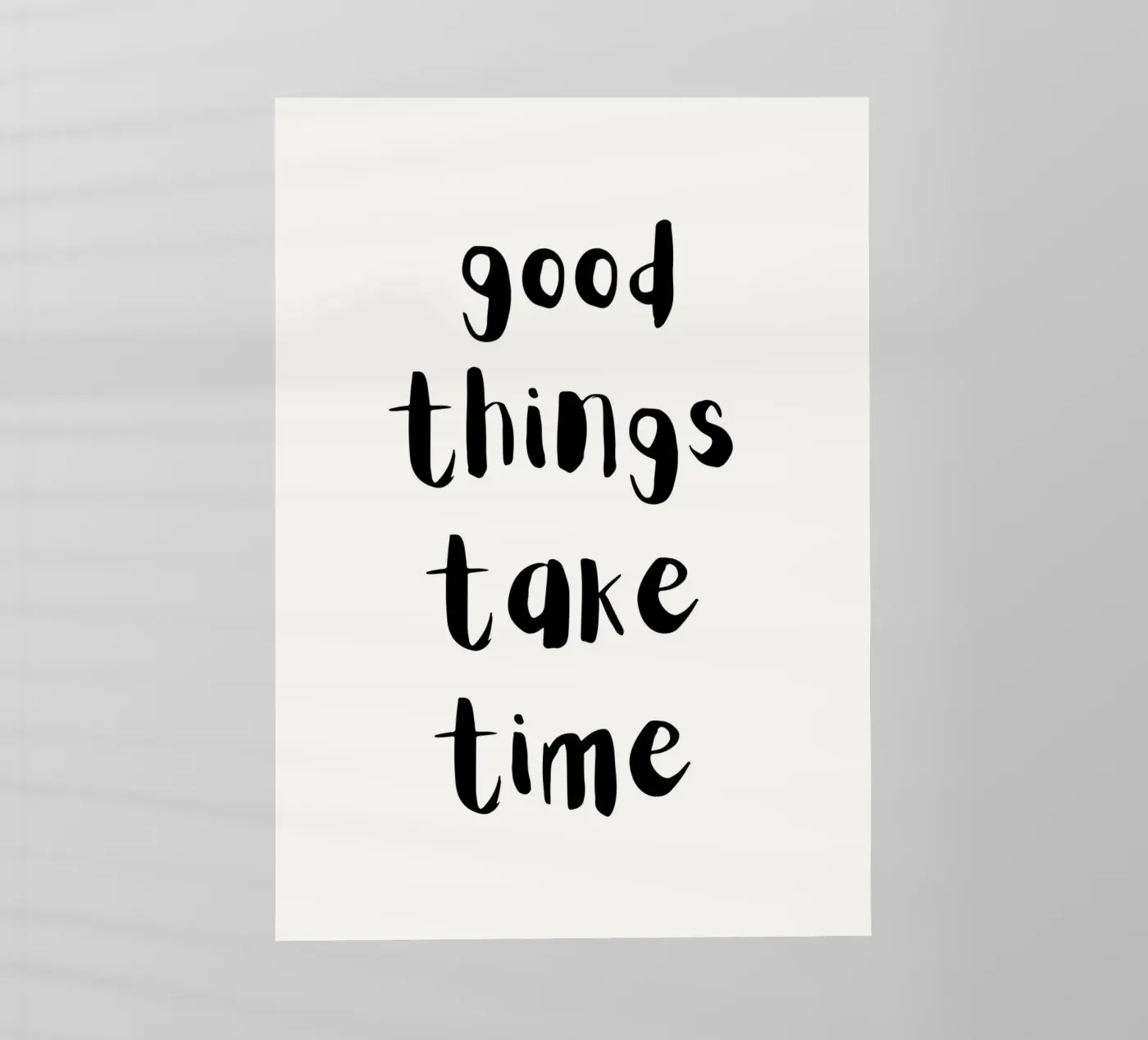 Good things take time pellicola backlit da PinkCandyWalls