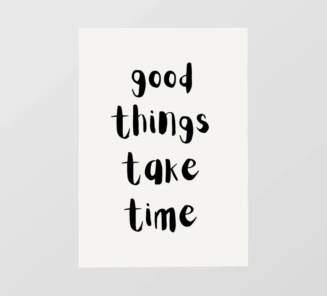 Good things take time pellicola backlit da PinkCandyWalls