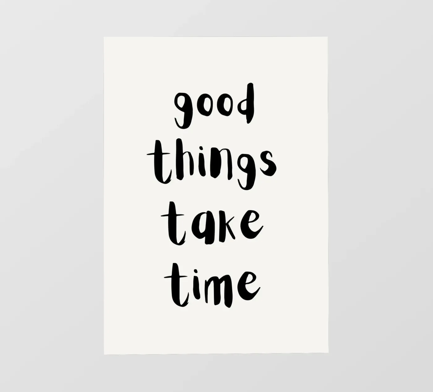 Good things take time pellicola backlit da PinkCandyWalls