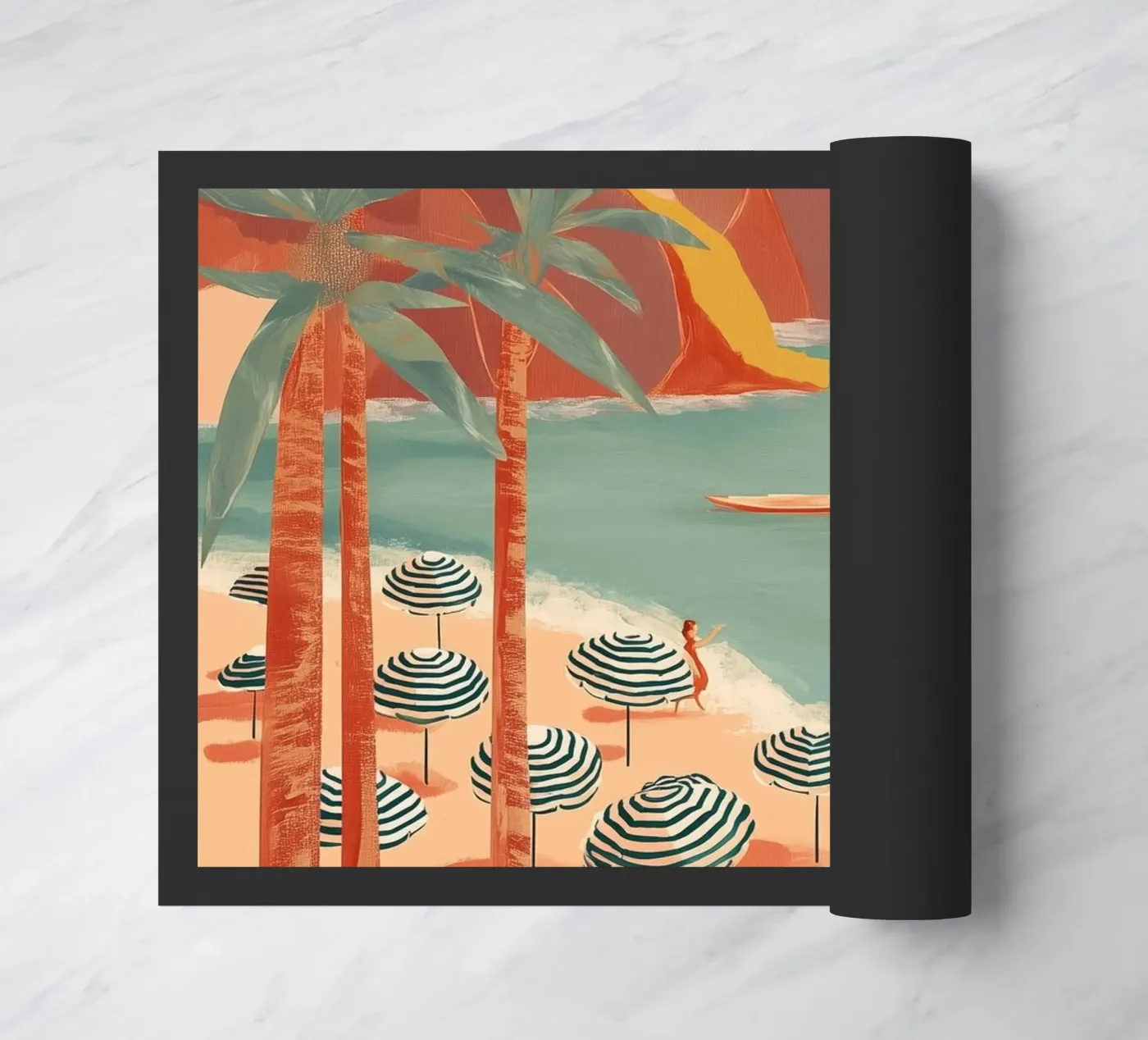 Cliffside Siesta doormat by Luca