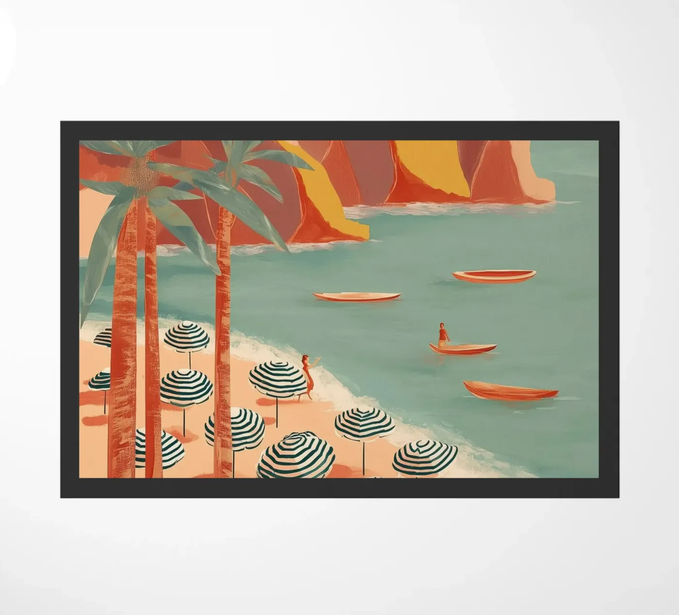 Cliffside Siesta doormat by Luca