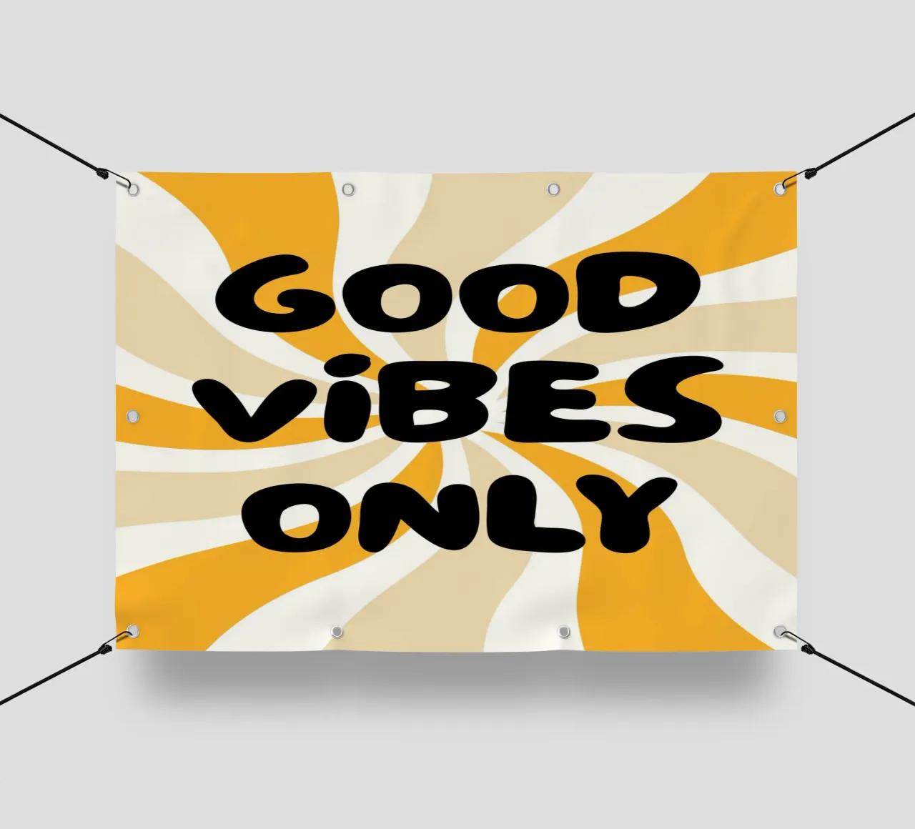 Good vibes only telo in pvc da PinkCandyWalls