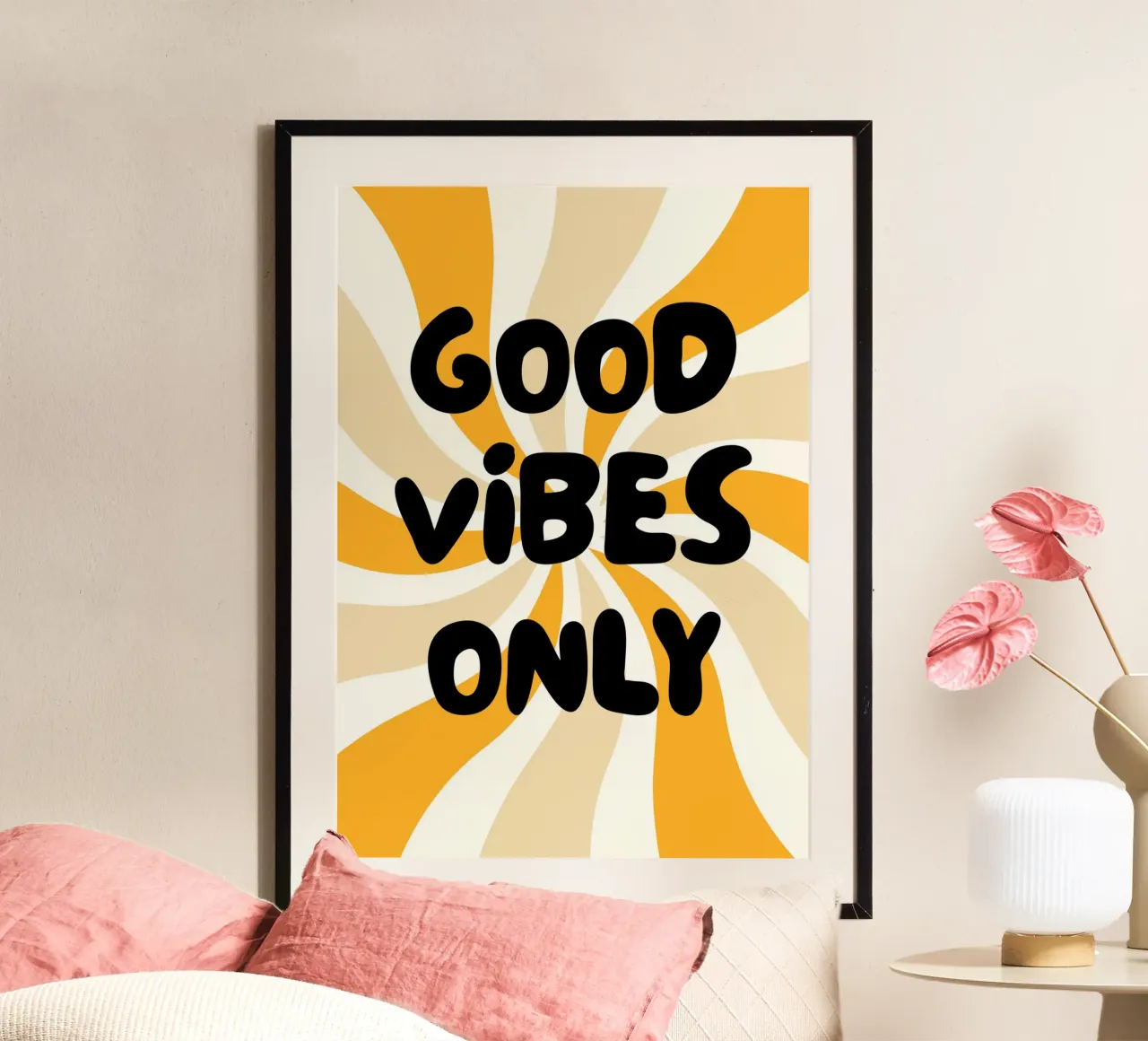 Good vibes only carta hahnemühle da PinkCandyWalls