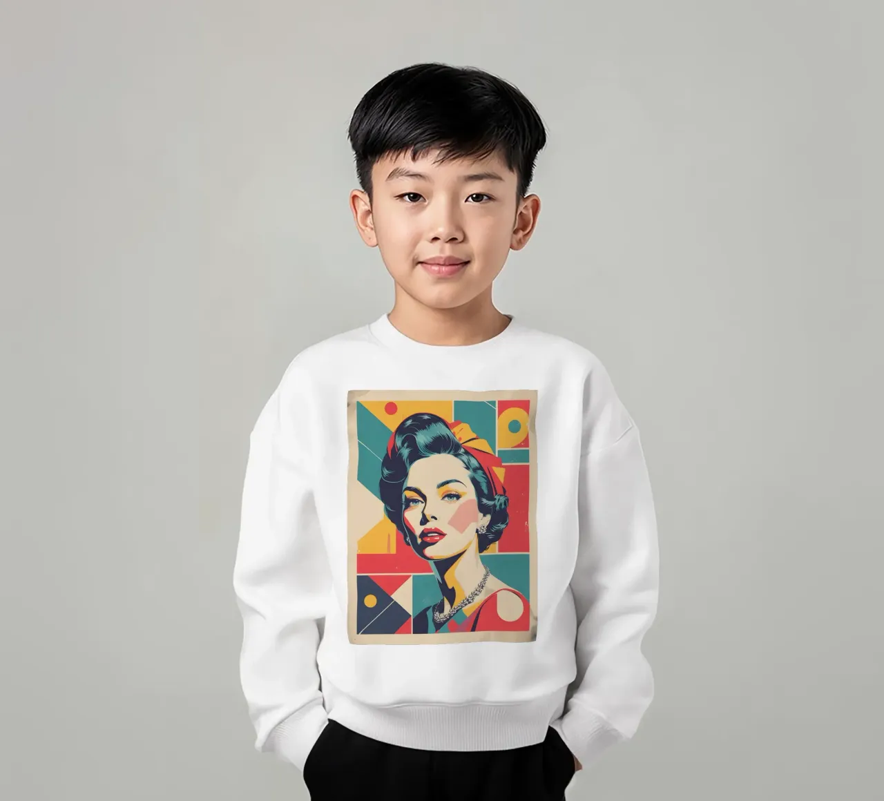pop art nostalgica e retrò felpa bambino da LIFESTYLE OBJECTS