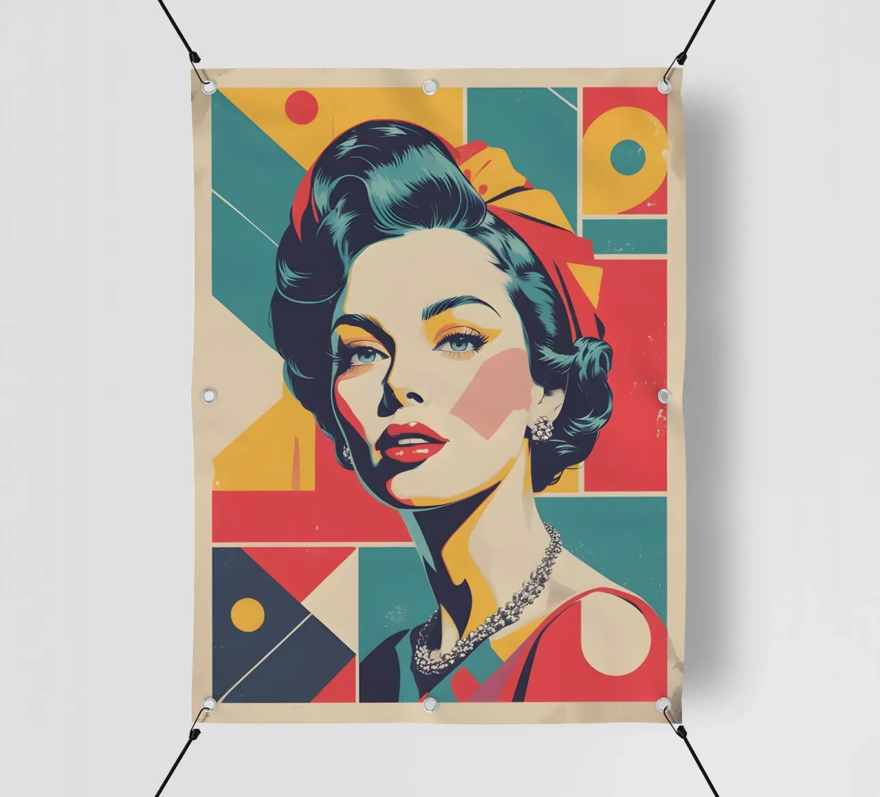 pop art nostalgica e retrò telo in pvc da LIFESTYLE OBJECTS