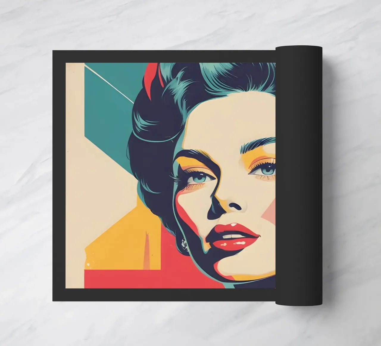 pop art nostalgica e retrò zerbino da LIFESTYLE OBJECTS