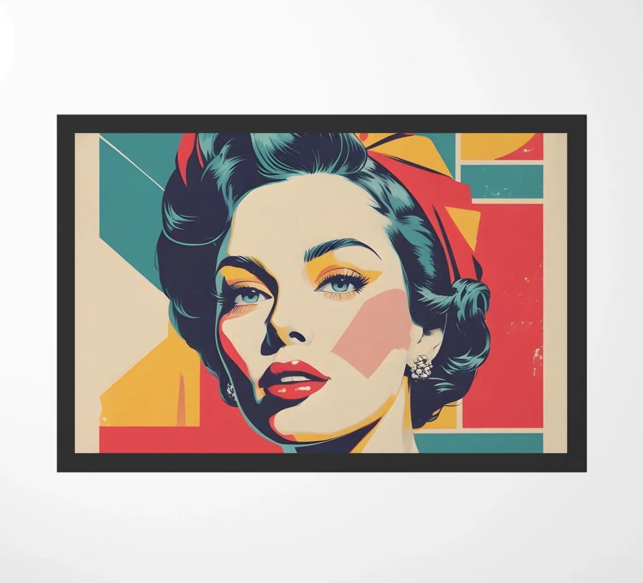 pop art nostalgica e retrò zerbino da LIFESTYLE OBJECTS