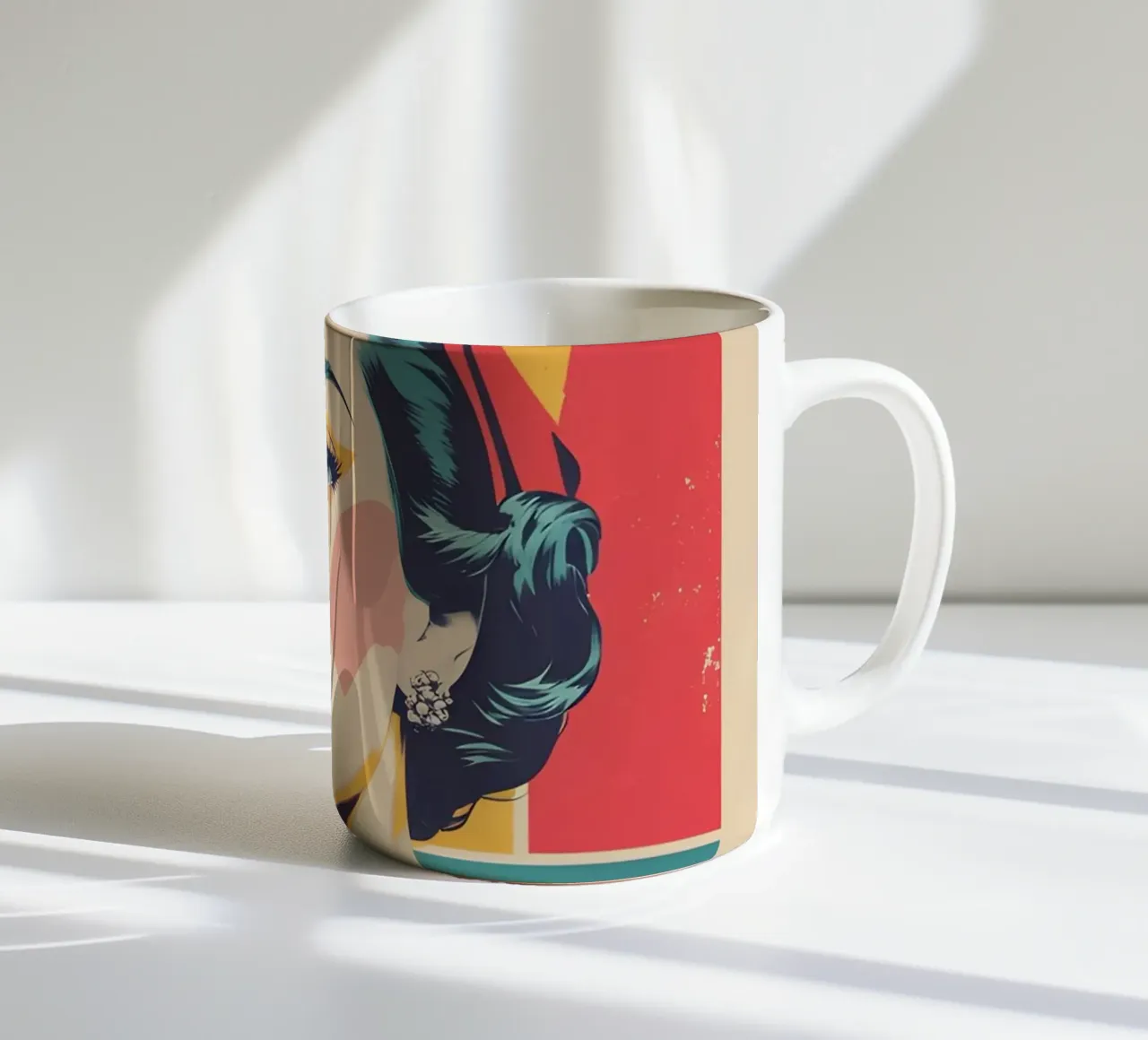 pop art nostalgica e retrò tazza in ceramica da LIFESTYLE OBJECTS