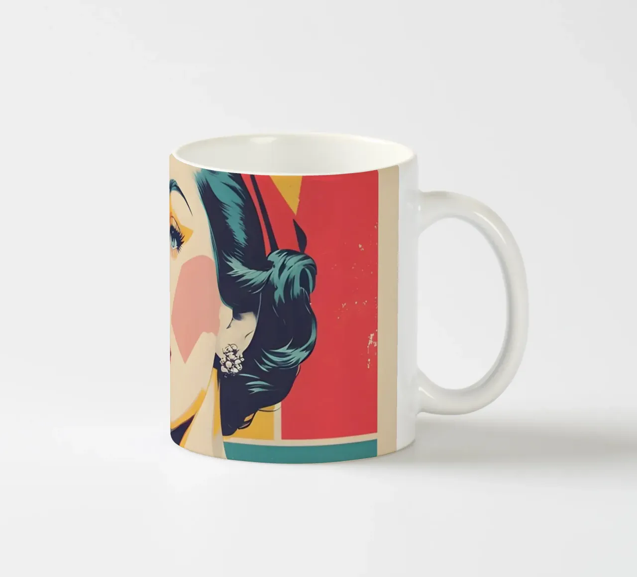 pop art nostalgica e retrò tazza in ceramica da LIFESTYLE OBJECTS